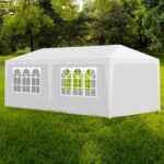 vidaXL Párty stan 3x6 m, biely