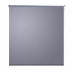 vidaXL Zatemňovacia roleta 144,4x230 cm, šírka látky 140 cm, sivá – Obrázok 2