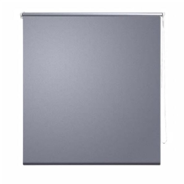 vidaXL Zatemňovacia roleta 144,4x230 cm, šírka látky 140 cm, sivá – Obrázok 2
