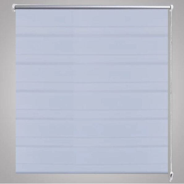 vidaXL Zebrová roleta 60,9x120 cm Šírka látky 56,7 cm biela – Obrázok 4