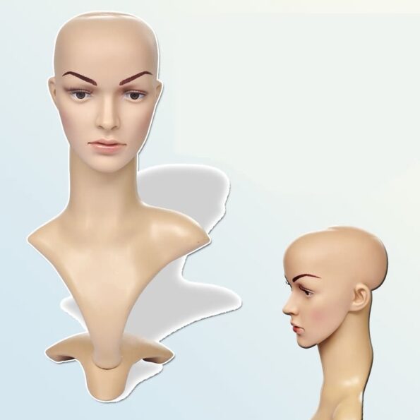 Manekýn / figurína hlava žena A – Obrázok 2