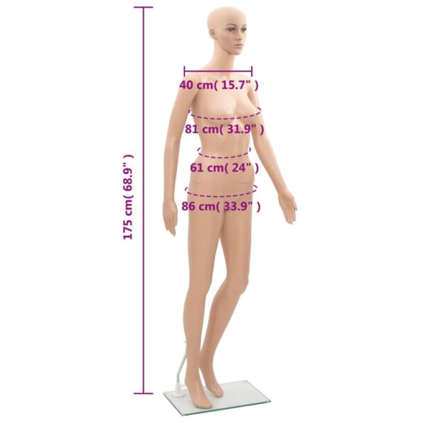 vidaXL Dámska figurína typ A – Obrázok 11