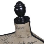 Dámska krajčírska/aranžérska busta/figurína, hnedá, juta – Obrázok 5