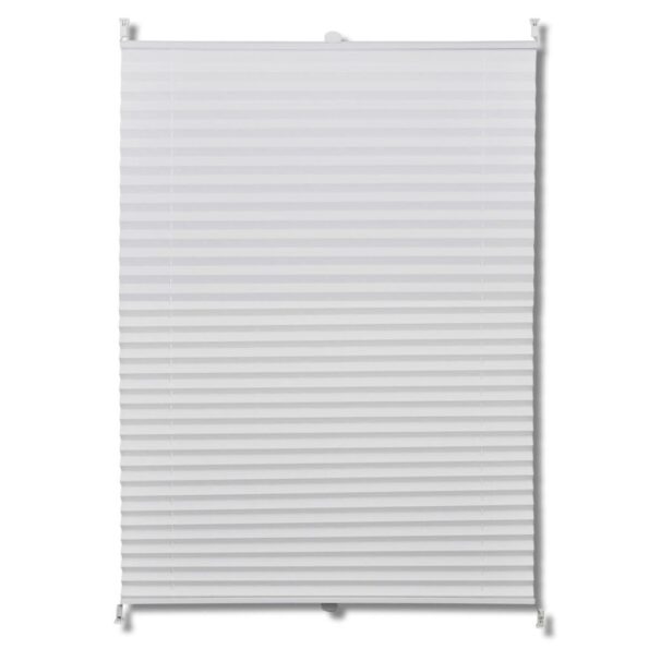 Plisovaná roleta 70 x 150 cm, biela – Obrázok 2