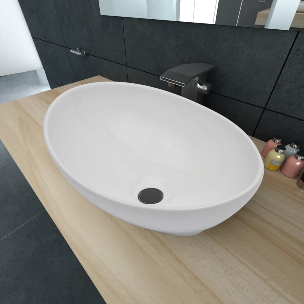 VXL8718475868163_m_en_hd_1.jpg vidaXL Luxusné keramické umývadlo, oválne, biele 40x33 cm – Obrázok 1