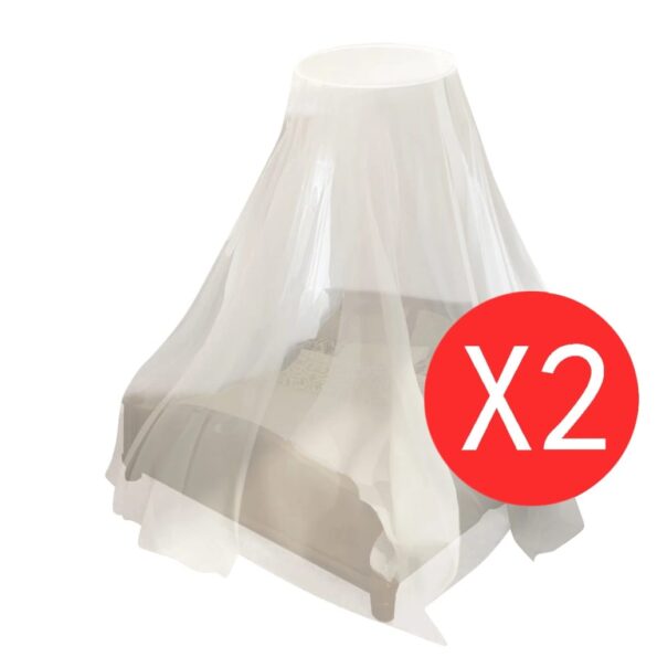 Okrúhla moskytiéra vidaXL 56 x 325 x 230 cm 2 ks – Obrázok 2