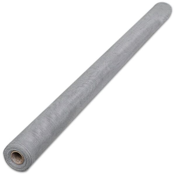 vidaXL Sieť proti hmyzu, hliník 100x500 cm, strieborná – Obrázok 3