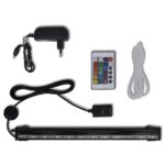 Ponorné akváriové bodové LED svietidlo s bublinami RGB 32 cm
