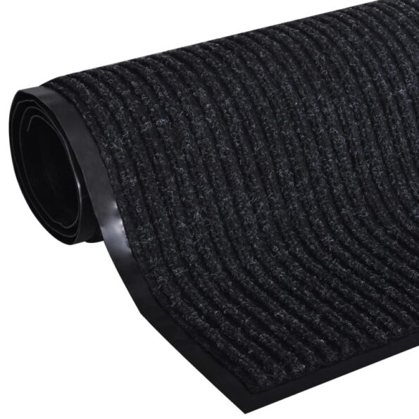 vidaXL Rohož pred dvere, čierna 120 x 180 cm, PVC – Obrázok 3