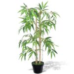 Umelá rastlina v kvetináči, bambus Twiggy 90 cm
