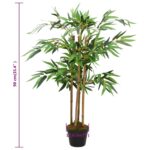 Umelá rastlina v kvetináči, bambus Twiggy 90 cm – Obrázok 5