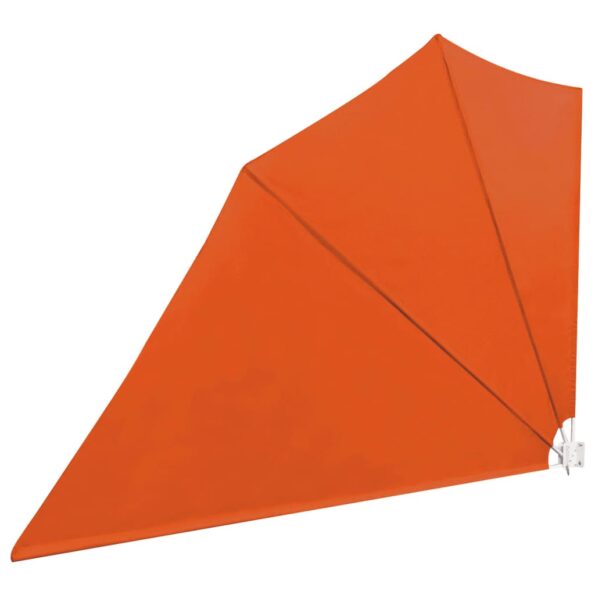 vidaXL Skladacia bočná markíza na balkón, tehlová 160x240 cm – Obrázok 2