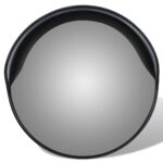 vidaXL Konvexné dopravné zrkadlo, PC plast, čierne 30 cm, do exteriéru – Obrázok 2