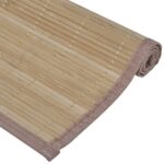 Bambusové prestieranie, 6 ks, 30 x 45 cm, hnedé – Obrázok 4