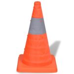 Skladacie dopravné kužele 42 cm 5 ks – Obrázok 3