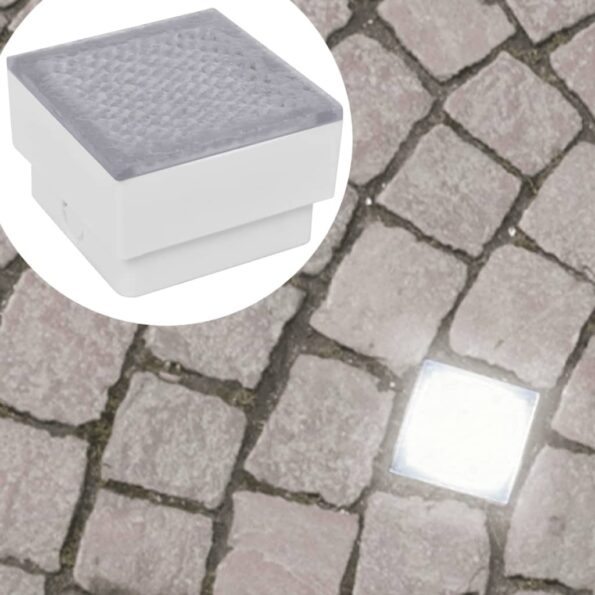 Podlahové LED svetlá 100 x 100 x 68 mm 2 ks – Obrázok 3