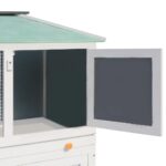 vidaXL Zvieracia klietka/králikáreň, dvojposchodová, drevená – Obrázok 6