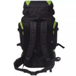 vidaXL Turistický batoh XXL 75 l, čierno zelený – Obrázok 5