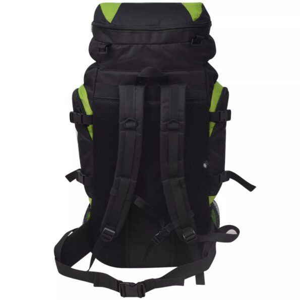 vidaXL Turistický batoh XXL 75 l, čierno zelený – Obrázok 5