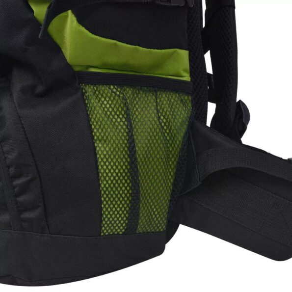 vidaXL Turistický batoh XXL 75 l, čierno zelený – Obrázok 7