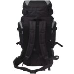 vidaXL Turistický batoh XXL 75 l, čierno sivý – Obrázok 5
