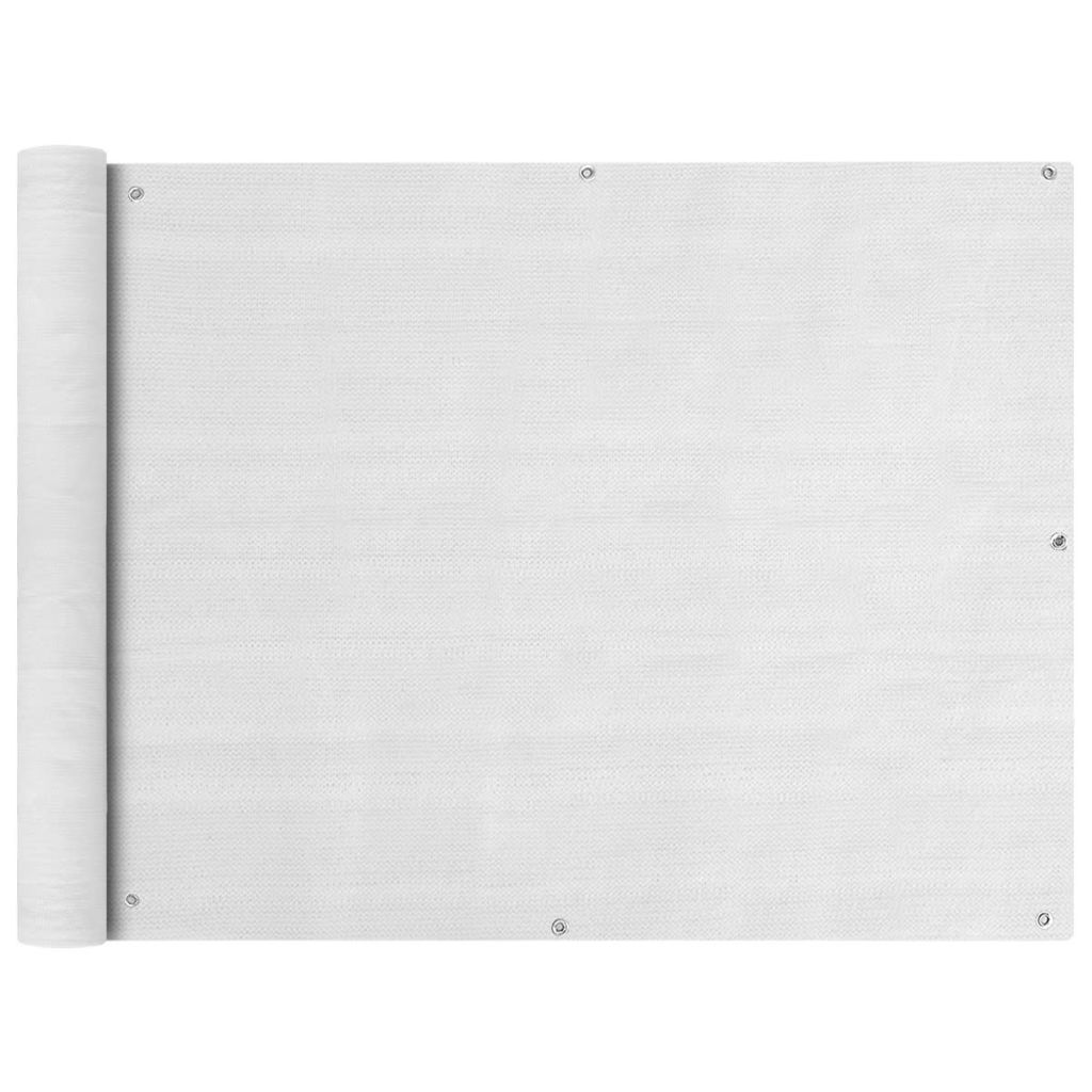 VXL8718475975731_a_en_hd_1.jpg vidaXL Balkónová markíza z HDPE, 90x600 cm, biela – Obrázok 1