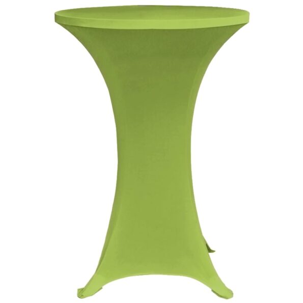 vidaXL Naťahovací návlek na stôl, 2 ks, 60 cm, zelený – Obrázok 3
