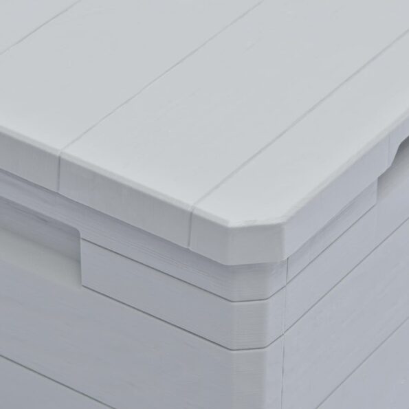 vidaXL Záhradný úložný box bledosivý 90 l – Obrázok 2