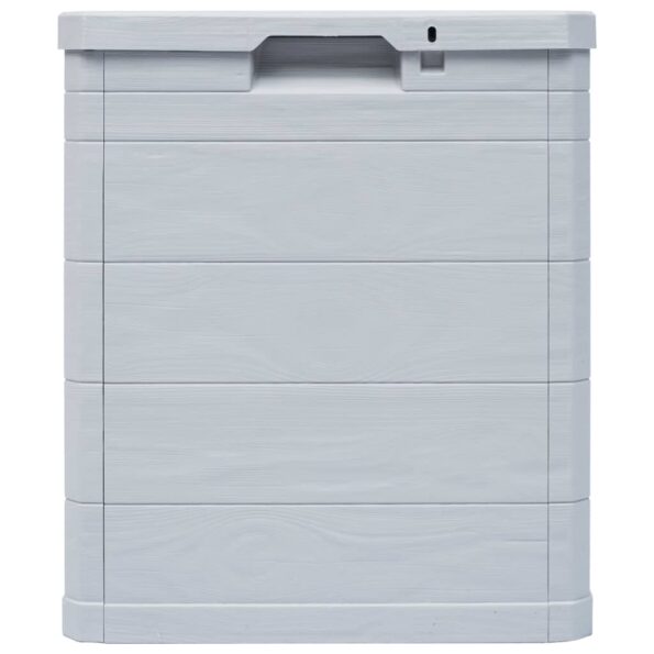 vidaXL Záhradný úložný box bledosivý 90 l – Obrázok 4