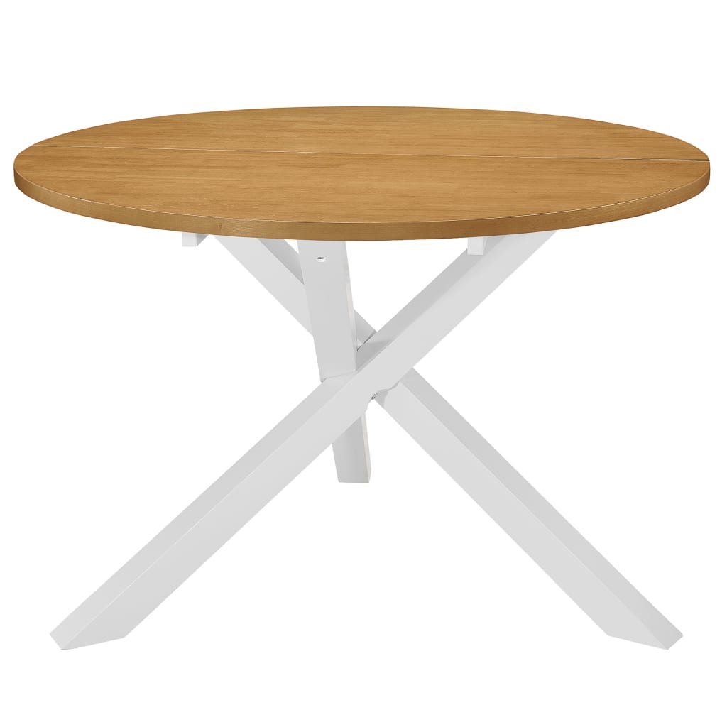 VXL8719883562780_a_en_hd_1.jpg vidaXL Jedálenský stôl, biely 120x75 cm, MDF – Obrázok 1