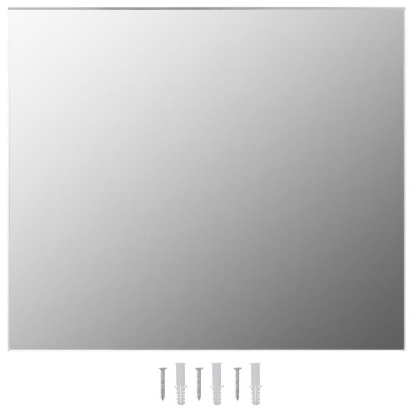 vidaXL Bezrámové zrkadlo 70x50 cm sklenené – Obrázok 2