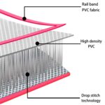 vidaXL Nafukovacia žinenka s pumpou 300x100x10 cm, PVC, ružová – Obrázok 12