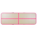 vidaXL Nafukovacia žinenka s pumpou 300x100x10 cm, PVC, ružová – Obrázok 6