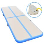vidaXL Nafukovacia žinenka s pumpou 500x100x10 cm PVC modrá