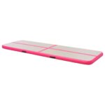 vidaXL Nafukovacia žinenka s pumpou 800x100x10 cm PVC ružová – Obrázok 5