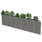 vidaXL Gabiónová stena, pozinkovaná oceľ 450x30x100 cm – Obrázok 3