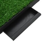 vidaXL Toalety pre psy 2 ks s nádobou a umelou trávou zelené 63x50x7cm – Obrázok 9