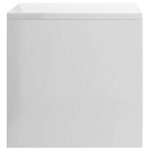 vidaXL Nočné stolíky 2 ks, lesklé biele 40x30x30 cm, kompozitné drevo – Obrázok 6