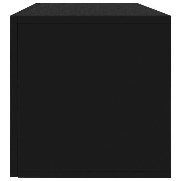 vidaXL Úložný box na vinyly, čierny 71x34x36 cm, kompozitné drevo – Obrázok 5