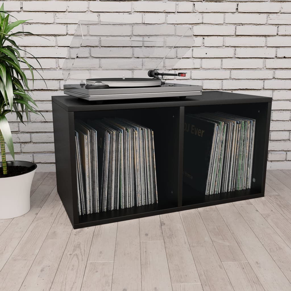 VXL8719883672793_m_en_hd_1.jpg vidaXL Úložný box na vinyly, čierny 71x34x36 cm, kompozitné drevo – Obrázok 1