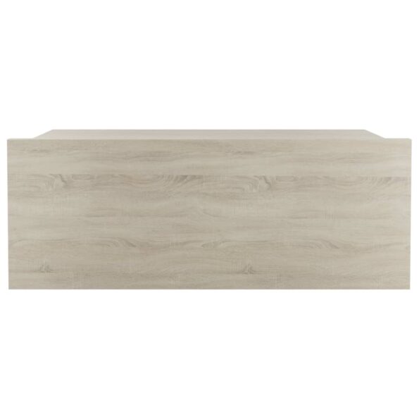 vidaXL Nástenné nočné stolíky 2ks, sonoma 40x30x15cm, kompozitné drevo – Obrázok 4