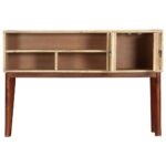 vidaXL Konzolový stolík 115x30x76 cm surové masívne mangovníkové drevo – Obrázok 5