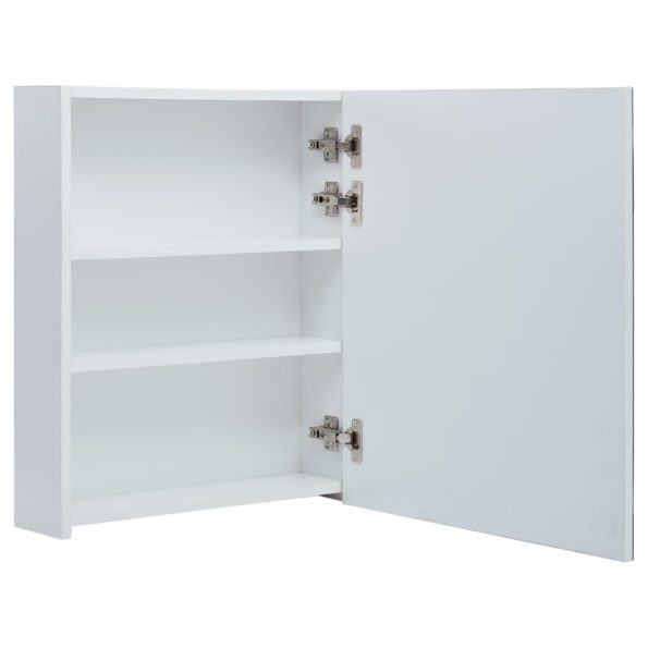 vidaXL Kúpeľňová skrinka s LED a zrkadlom 50x13,5x60 cm – Obrázok 5
