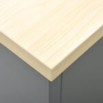 vidaXL Pracovný stôl čierny 160x60x85 cm oceľový – Obrázok 2