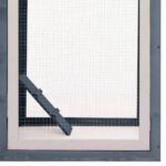 vidaXL Kurín, sivý 170x81x110 cm, borovicový a jedľový masív – Obrázok 7