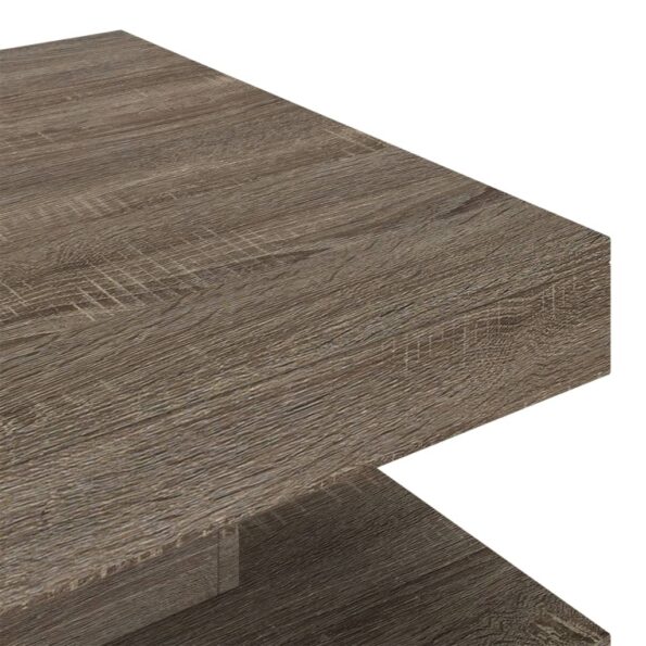 vidaXL Konferenčný stolík sivý 60x60x35 cm MDF – Obrázok 5