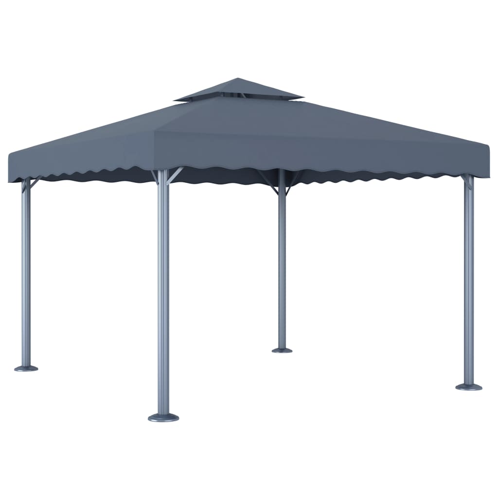 VXL8719883745756_a_en_hd_1.jpg vidaXL Altánok 300x300 cm, antracitový, hliník – Obrázok 1