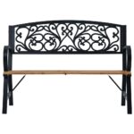 vidaXL Záhradná lavička 120 cm drevo – Obrázok 2