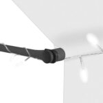 vidaXL Ručne zaťahovacia markíza s LED 350 cm, krémová – Obrázok 5