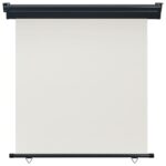 vidaXL Bočná markíza na balkón 160x250 cm, krémová – Obrázok 2